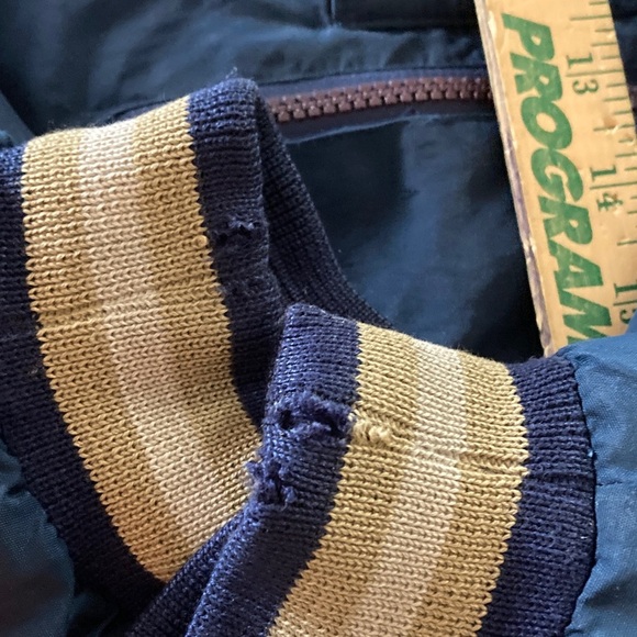 Vintage 90s Starter Notre Dame Fighting Irish Pullover Jacket XL Anorak - Picture 5 of 13